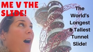 Whats it like to ride The Slide the worlds longest amp tallest tunnel slide [upl. by Lenej]