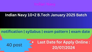 Indian Navy  Indian Navy 102 BTech January 2025 Batch [upl. by Lirrehs]