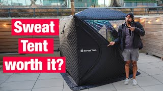 I Tried the Cheapest Outdoor Sauna Sweat Tent Review [upl. by Calista]