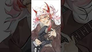 Moona Hoshinova  Taut Hati【cover gitar by Akashiro Akki】 vtuber [upl. by Akeimahs]