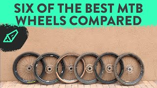 Six of the Best MTB Wheels Compared  ZIPP Atomik Spinergy Evil Nukeproof and Curve Shootout [upl. by Dnomyaw687]