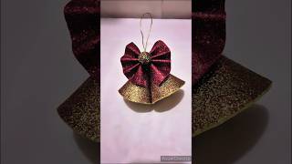 DIY Christmas Bell 🔔🔔 Christmas craft ideas diy shorts [upl. by Vikki]