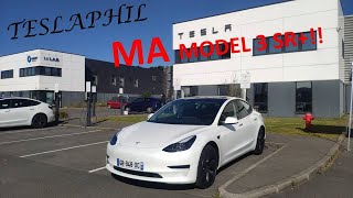 1ers instants avec ma Tesla Model 3 SR [upl. by Eronaele]