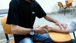 manual muscle testing extensor carpi radialis brevislongus and extensor carpi ulnaris [upl. by Grega439]