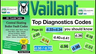 Vaillant Diagnostic Codes all you need to know on an APP [upl. by Itsym]