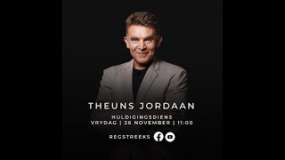 Theuns Jordaan  Huldigingsdiens [upl. by Htrap]