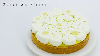 레몬 타르트 프랑스셰프 Tarte au citron Recette de Jeffrey CAGNES Ganache montée [upl. by Akcired982]