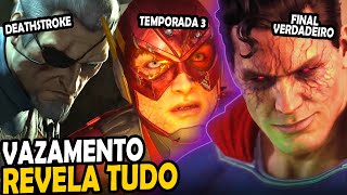 NOVO VAZAMENTO DO ESQUADRÃO SUICIDA REVELA FUTURO e LIGAÇÃO ARKHAM ORIGINS [upl. by Trinatte]