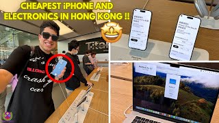 INDIA se 50000 SASTA iPhone 15  Cheapest Electronics Market in HONG KONG  😱😍🤩 [upl. by Tuppeny]