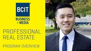 Professional Real Estate Program  BCIT School of Business  Media [upl. by Whitelaw]