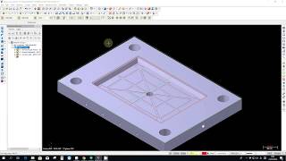 MASTERCAM X5  MOLDING SURFACE FINIS CONTOUR 3D amp POCKET 2D Part 3 [upl. by Aivull]