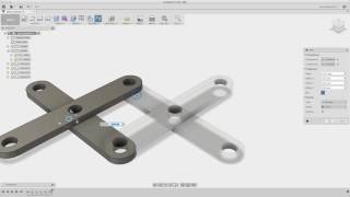 Autodesk Fusion 360 Tutorial  Joint and Motion ★★★☆☆ [upl. by Eenobe]