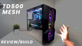 Cooler Master TD500 Mesh  Airflow King  Review Build [upl. by Atnomed281]