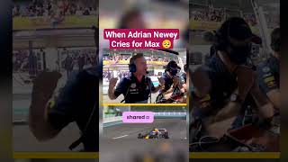 Adrian Newey Cries at Max Championship winning Moment shorts f1 abudhabigp [upl. by Adiam]