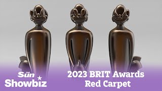 LIVE  Stars walk the BRIT Awards 2023 red carpet [upl. by Shana]