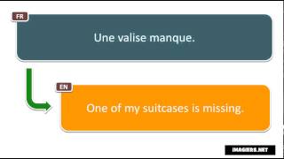 How to pronounce  Une valise manque [upl. by Allene]