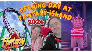 Fantasy Island 2024 Opening Day Thrills Rides Fun amp A Lot of POV’s 🎢 [upl. by Matless]