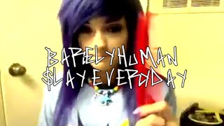 6arelyhuman  Slay Everyday Official Lyric Video [upl. by Nadaha135]