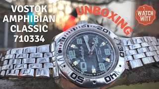 Vostok Amphibian Classic Unboxing  69 Automatic 200m Diver [upl. by Aznaed]