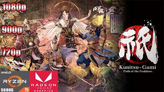 KunitsuGami Path of the Goddess Demo  Ryzen 5 5600G Vega 7  720p  900p  1080p [upl. by Ajnotal17]