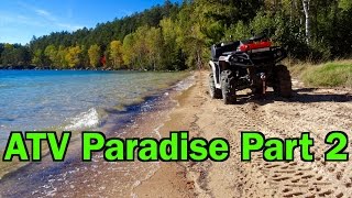 ATV Paradise  HighwindHillock Lake Area  Part 2  Oct 3 2015 [upl. by Neelia]