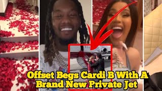 OMG🛑 Offset Begs Cardi B To Take Him Back With A Brand New 50 million Private Jet [upl. by La]