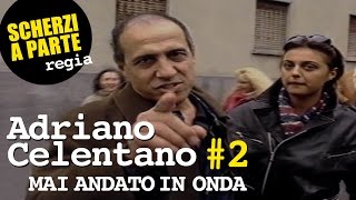 FILMMAKER  Scherzi a parte ad Adriano Celentano mai andato in onda 2 [upl. by Tracee]