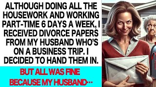 I was mailed divorce papers My MIL was worried about the kids but all was fine because he… [upl. by Heath502]