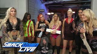 Natalya has a warning for Charlotte Flair and Team SmackDown SmackDown LIVE Oct 31 2017 [upl. by Roleat]