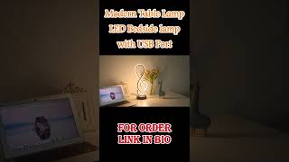 Modern Table Lamp LED Bedside lamp with USB Port amazon amazonproducts  Pickup4taste [upl. by Haissem]