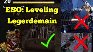 ESO Tutorials Leveling Legerdemain [upl. by Balfour]