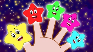 Star Finger Family And Many More Finger Family Songs [upl. by Ardnuassak282]