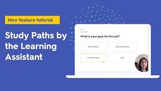 How to use Study Paths with Quizlet Plus Learning Assistant tutorial [upl. by Vivi952]