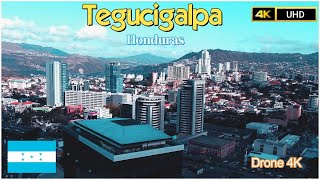 Tegucigalpa Honduras Drone 4K [upl. by Nnylyt]