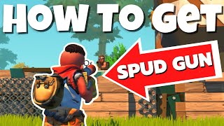 How We Got Spud Guns and YOU can too  Scrap Mechanic Survival [upl. by Nerfe]