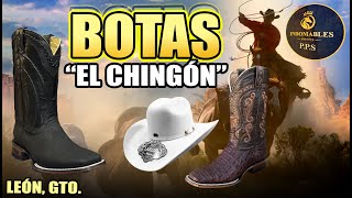 Promoción Fin de año en combos vaqueros Botas EL CHINGON León Guanajuato Mexico boots leather [upl. by Tower558]