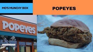 Mos Munchy Box  Popeyes Louisiana Kitchen Glasgow [upl. by Engamrahc]