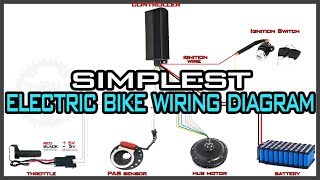 Simplest Electric Bike Wiring Diagram [upl. by Verneuil]