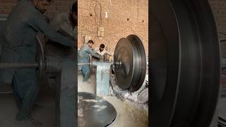 Satellite pure steel dish antenna making process shorts satisfying reels [upl. by Yenoh715]