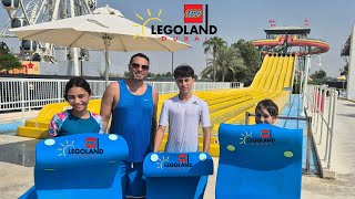 LEGOLAND Water Park Dubai adventure with HZHtube family [upl. by Orlina]