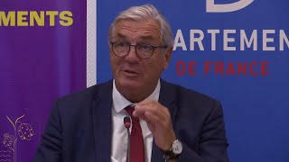 quotLannonce du budget a été un coup de massue pour les départementsquot dénonce François Sauvadet [upl. by Enelaehs]