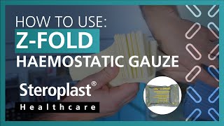 How to Use the ZFold Haemostatic Gauze [upl. by Fotina164]