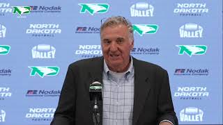 UND Football  Bubba Schweigert Weekly Press Conference  9924 [upl. by Ike]