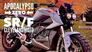 Zero SRF Apocalypso Review of Continental TKC80 Tires on 140 LbFt Electric Motorcycle [upl. by Novyar]