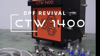 💨💦 NEW Diesel Particulate filter cleaning machine 🔥 DPF REVIVAL CTW 1400 [upl. by Elamaj]