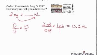 Dose Conversion 1  mg to mL Using Label [upl. by Lahpos549]