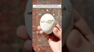 A young woman found a lone egg and take it home shorts [upl. by Eissed]