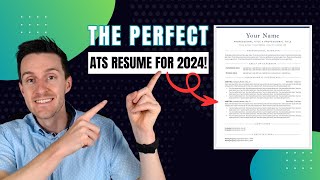 The Best Resume Template for ATS Scanners in 2024 Sample Template and Examples [upl. by Yesor]