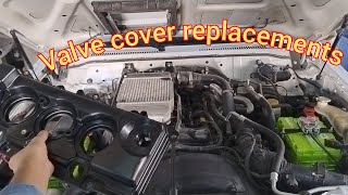 nissan patrol y61 30 diesel valve cover replacements ZD30 engine [upl. by Savitt]