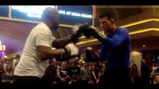 Rafael dos Anjos UFC Fight Night 90 Open Workout [upl. by Naivaf]